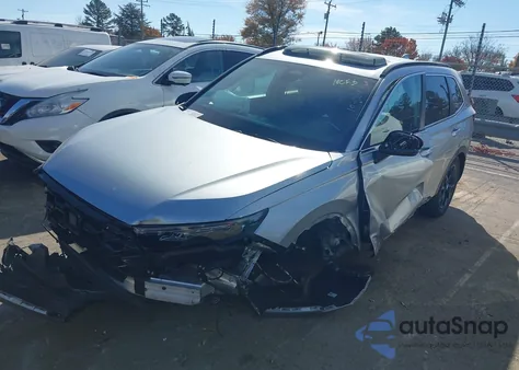 2025 Honda Cr-V Hybrid Sport-L из США, поврежденный, VIN 7FARS5H87SE021624